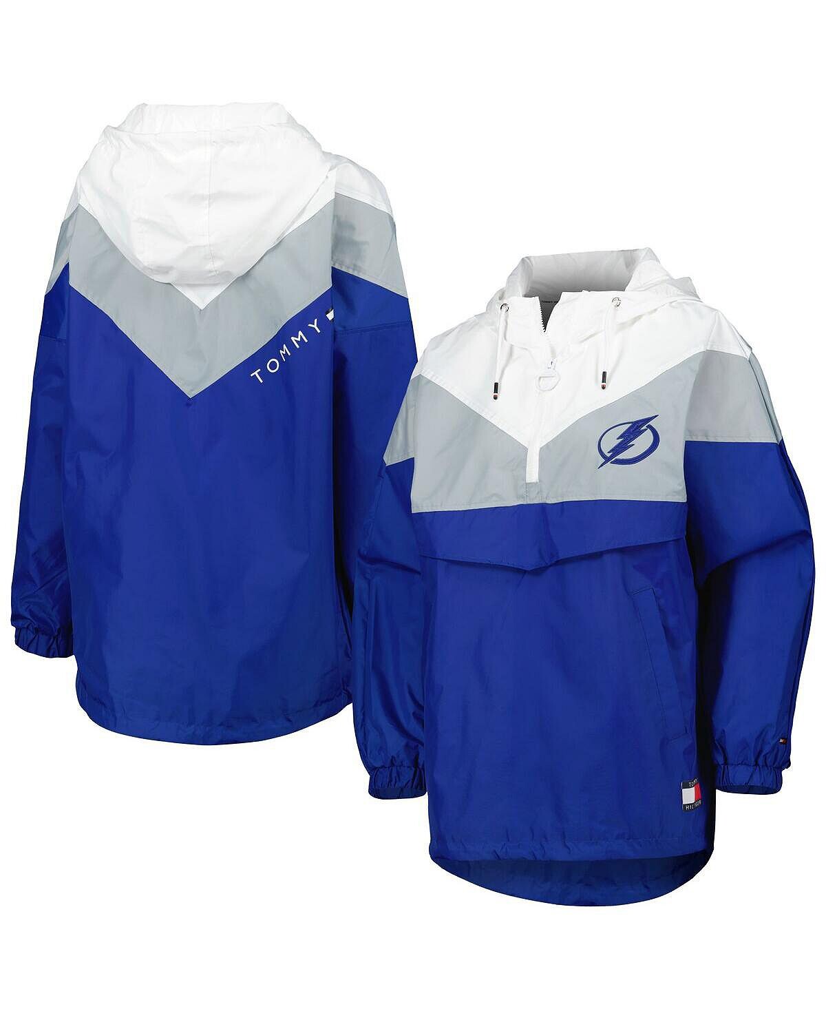 Женская синяя, серебристая ветровка с молнией до половины Tampa Bay Lightning Staci Tommy Hilfiger
Женская синяя, серебристая ветровка с молнией до половины Tampa Bay Lightning Staci Tommy Hilfiger