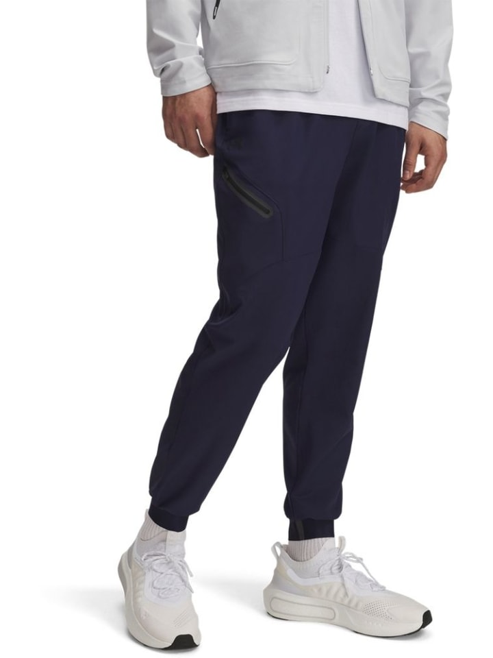 Спортивные брюки Unstoppable Woven Jogger синего цвета Under Armour
Спортивные брюки Unstoppable Woven Jogger синего цвета Under Armour