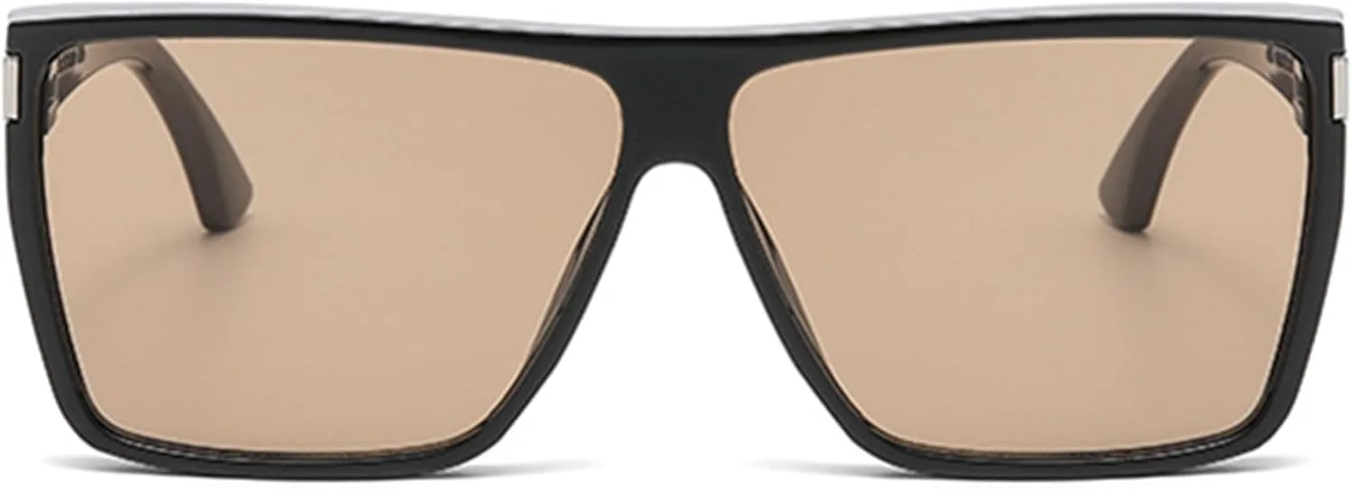 Большие ретро-солнцезащитные очки-пилот квадратной формы в стиле 70-х для женщин и мужчин. Модные ветрозащитные очки больших размеров bullabulling, Black/Champagne
Большие ретро-солнцезащитные очки-пилот квадратной формы в стиле 70-х для женщин и мужчин. Модные ветрозащитные очки больших размеров bullabulling, Black/Champagne