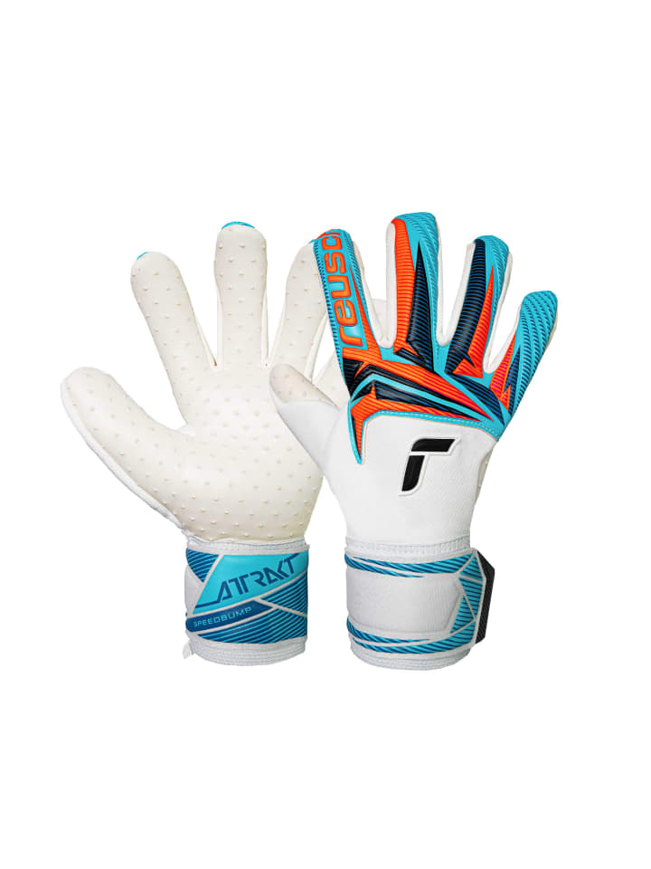 Reusch Вратарские перчатки Attrakt SpeedBump в цвете 1080 бело-голубой
Reusch Вратарские перчатки Attrakt SpeedBump в цвете 1080 бело-голубой