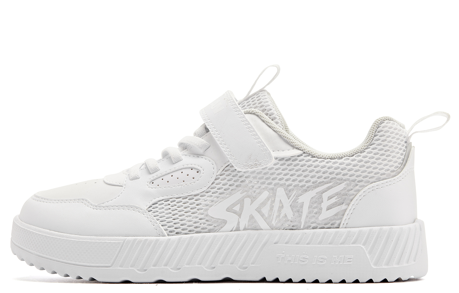 QIAODAN Дышащие низкие детские кроссовки для скейтбординга, белые, серебристые
QIAODAN Дышащие низкие детские кроссовки для скейтбординга, белые, серебристые