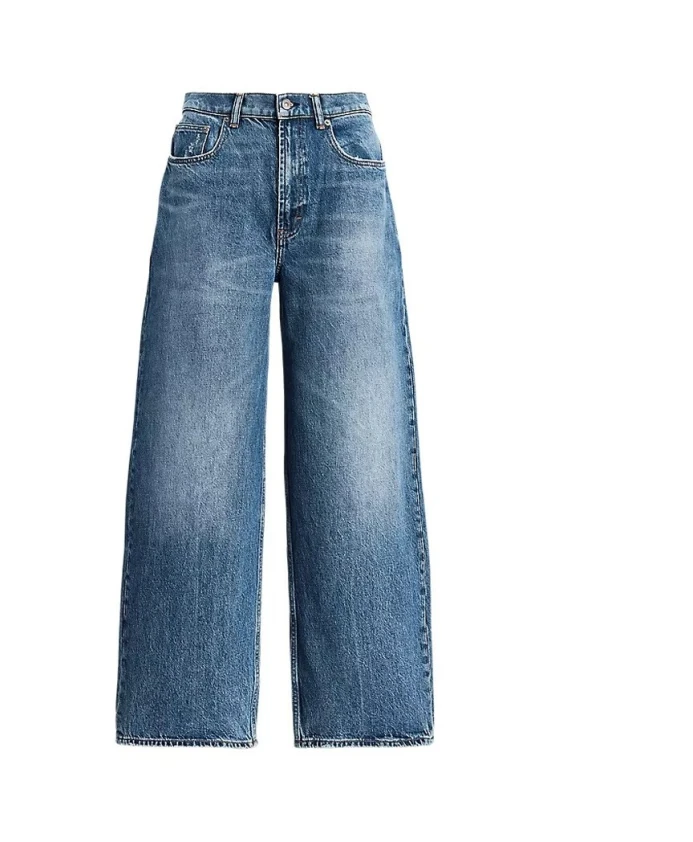 Джинсы с высокой талией и широкими штанинами Polo Ralph Lauren, синий
Джинсы с высокой талией и широкими штанинами Polo Ralph Lauren, синий