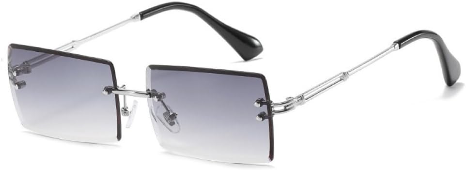 Женские солнцезащитные очки без оправы, маленькие прямоугольные солнцезащитные очки для женщин, модный стиль, защита от ультрафиолета UV400, черные, серые, розовые WNCKSQ, C9silver-gray
Женские солнцезащитные очки без оправы, маленькие прямоугольные солнцезащитные очки для женщин, модный стиль, защита от ультрафиолета UV400, черные, серые, розовые WNCKSQ, C9silver-gray