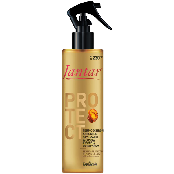 Термозащитная сыворотка для укладки волос с янтарной эссенцией, 200 мл Jantar Protect
Термозащитная сыворотка для укладки волос с янтарной эссенцией, 200 мл Jantar Protect