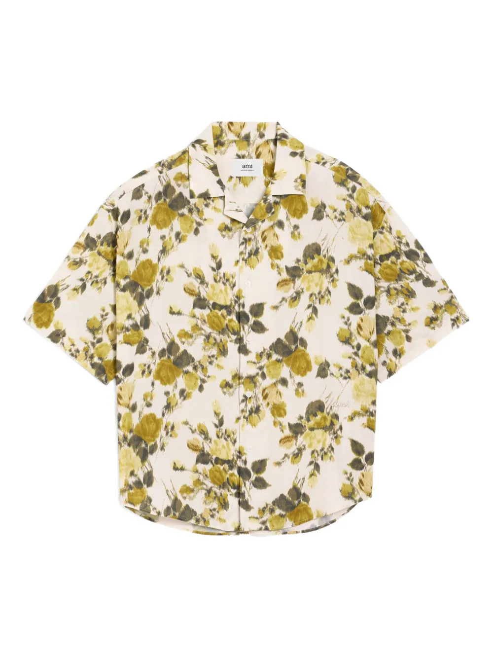 Рубашка с короткими рукавами и цветочным принтом AMI Paris, нейтральный
Рубашка с короткими рукавами и цветочным принтом AMI Paris, нейтральный