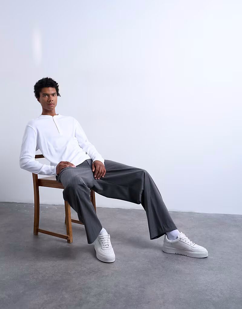 Футболка классического кроя с длинными рукавами и рубчиком, белого цвета Topman, Белый, Футболка классического кроя с длинными рукавами и рубчиком, белого цвета Topman
Футболка классического кроя с длинными рукавами и рубчиком, белого цвета Topman, Белый, Футболка классического кроя с длинными рукавами и рубчиком, белого цвета Topman