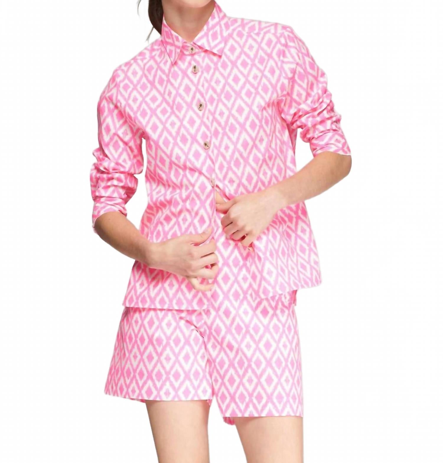 Шорты-бермуды Сандра в розовом цвете Vilagallo, розовый
Шорты-бермуды Сандра в розовом цвете Vilagallo, розовый