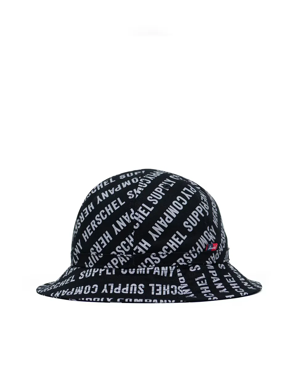 Рыбацкая шапка унисекс из синей ткани Herschel, синий 
Рыбацкая шапка унисекс из синей ткани Herschel, синий