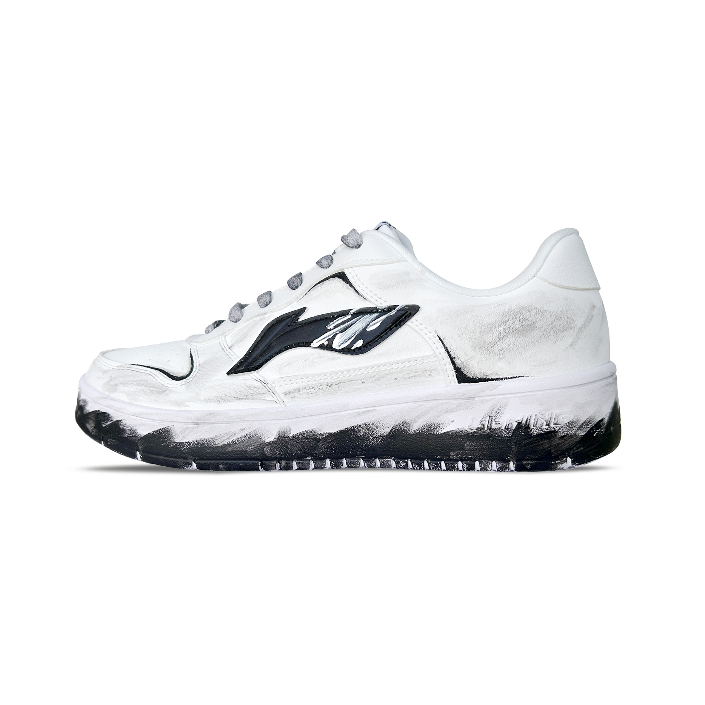 LINING Низкие кроссовки для скейтбординга Pontoon Boats с противоскользящим и износостойким покрытием, мужские, черно-белые
LINING Низкие кроссовки для скейтбординга Pontoon Boats с противоскользящим и износостойким покрытием, мужские, черно-белые