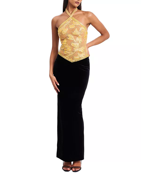 Платье-Макси Gazelle в винтажном стиле с вышивкой Miss Circle, золотой
Платье-Макси Gazelle в винтажном стиле с вышивкой Miss Circle, золотой