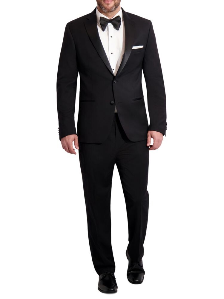 Блейзер приталенного кроя из смесовой шерсти Ike Behar, черный
Блейзер приталенного кроя из смесовой шерсти Ike Behar, черный