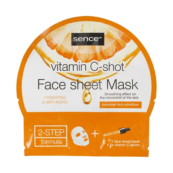 Увлажняющая маска для лица Mascarilla Vitamin C Sence Beauty, 1 UD
Увлажняющая маска для лица Mascarilla Vitamin C Sence Beauty, 1 UD