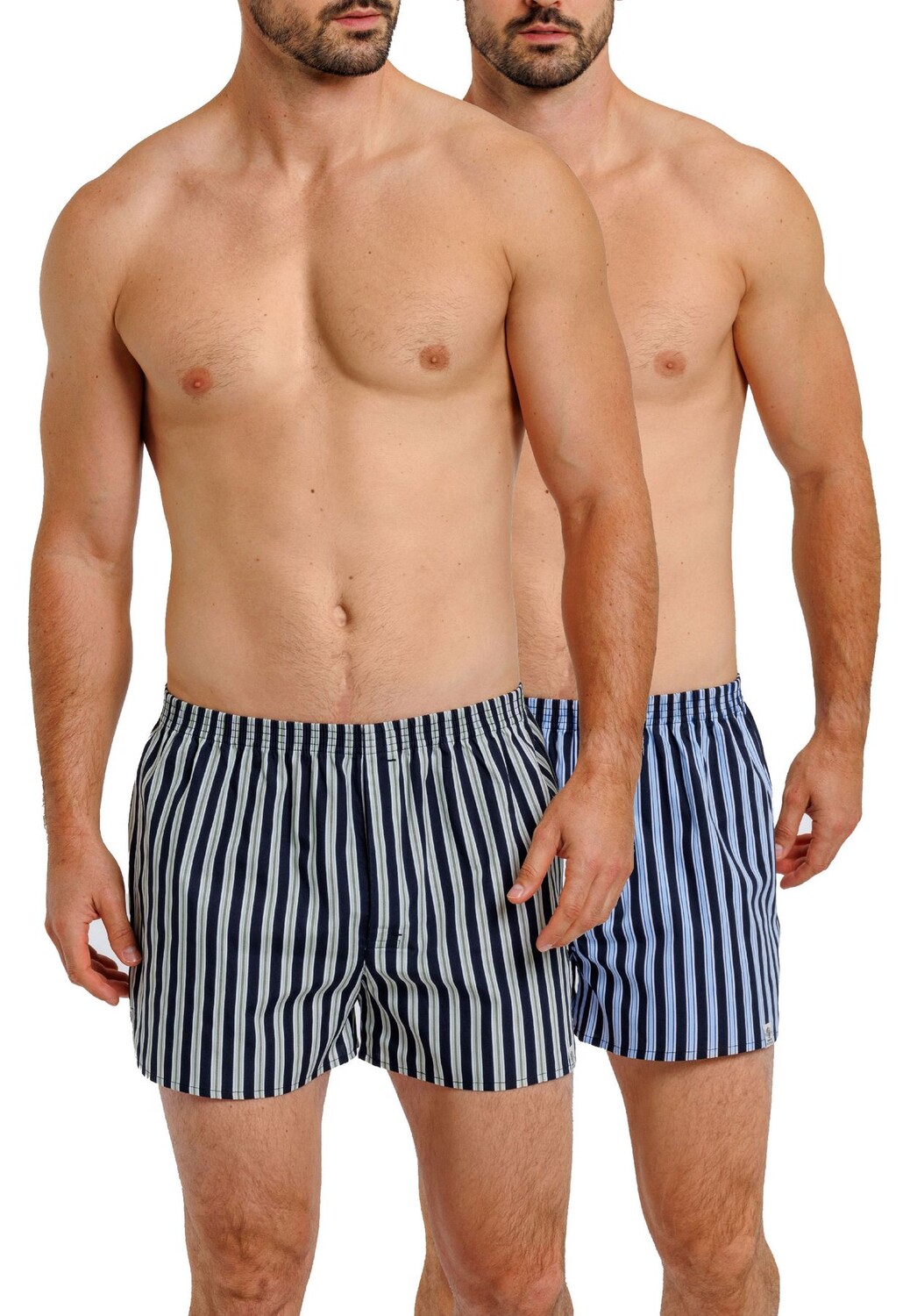 Боксеры Haasis Bodywear 2er-Set: Boxershorts, цвет navy-Streifen 
Боксеры Haasis Bodywear 2er-Set: Boxershorts, цвет navy-Streifen