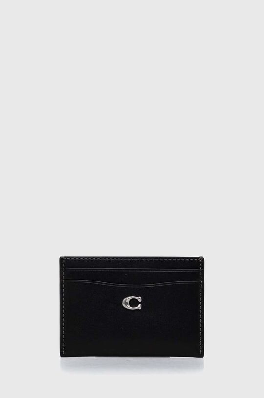 Кожаный футляр для карточек Essential Card Case Coach, черный
Кожаный футляр для карточек Essential Card Case Coach, черный