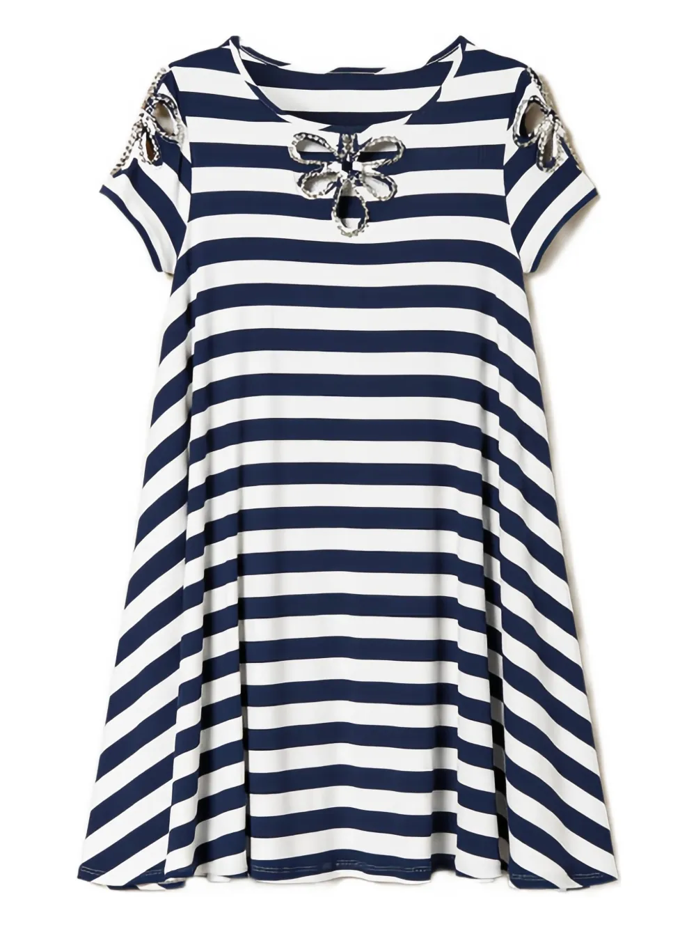 Короткое платье с жаккардовой вышивкой TWINSET, белый
Короткое платье с жаккардовой вышивкой TWINSET, белый