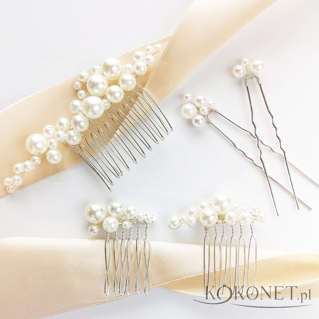 Набор свадебных украшений с серебряным жемчугом Kokonet
Набор свадебных украшений с серебряным жемчугом Kokonet