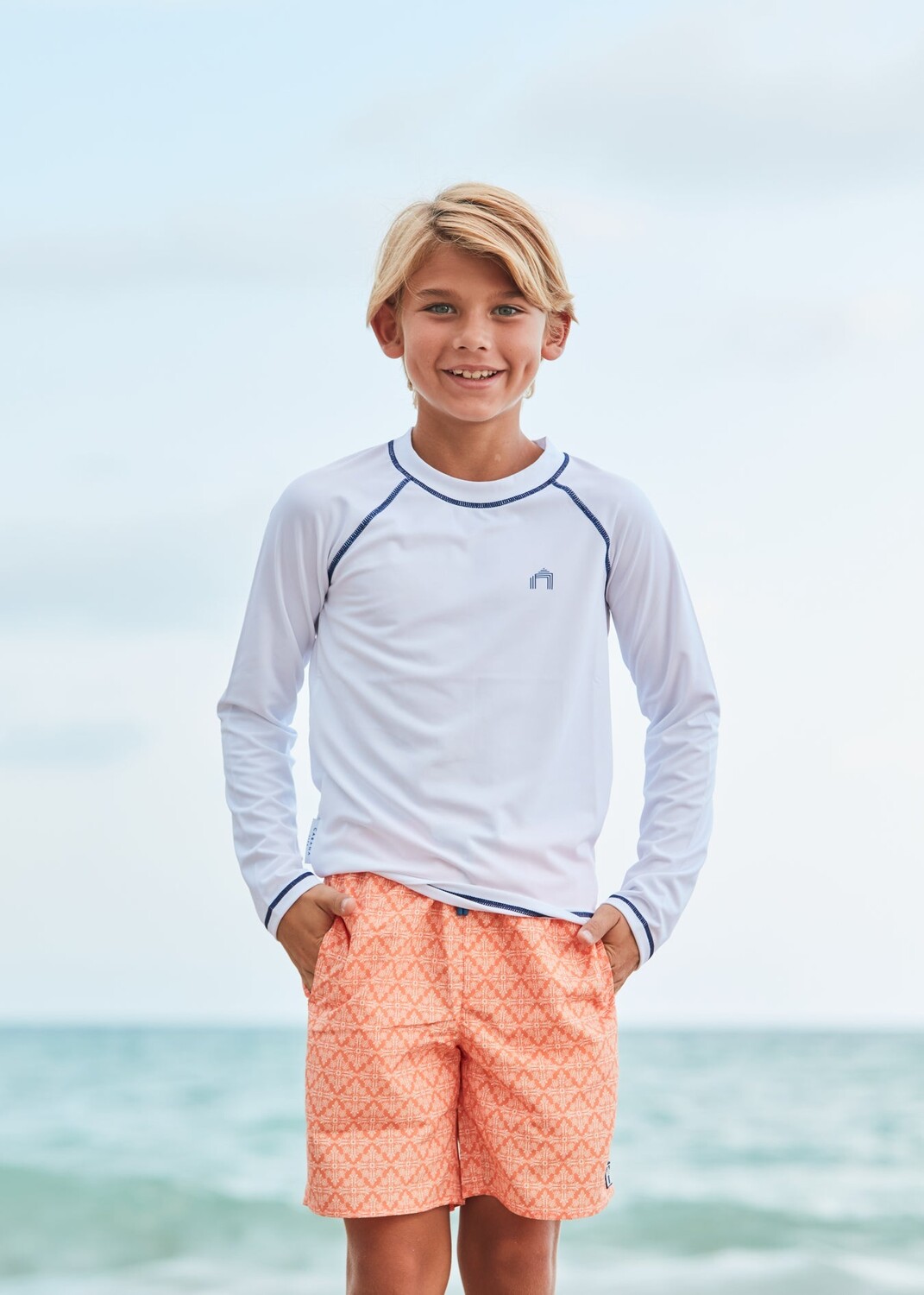 Плавки Fisher Island для мальчиков Cabana Life, оранжевый
Плавки Fisher Island для мальчиков Cabana Life, оранжевый