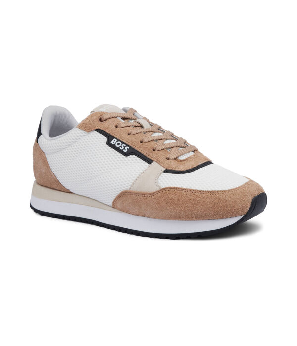 Кроссовки Boss Kai Runn Hsdme с добавлением кожи, бежевый
Кроссовки Boss Kai Runn Hsdme с добавлением кожи, бежевый