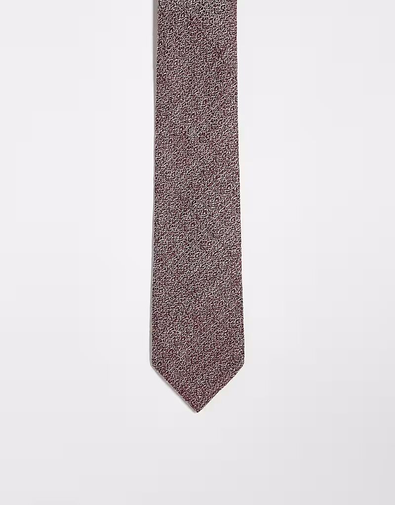 Льняной галстук ASOS DESIGN бордового цвета
Льняной галстук ASOS DESIGN бордового цвета