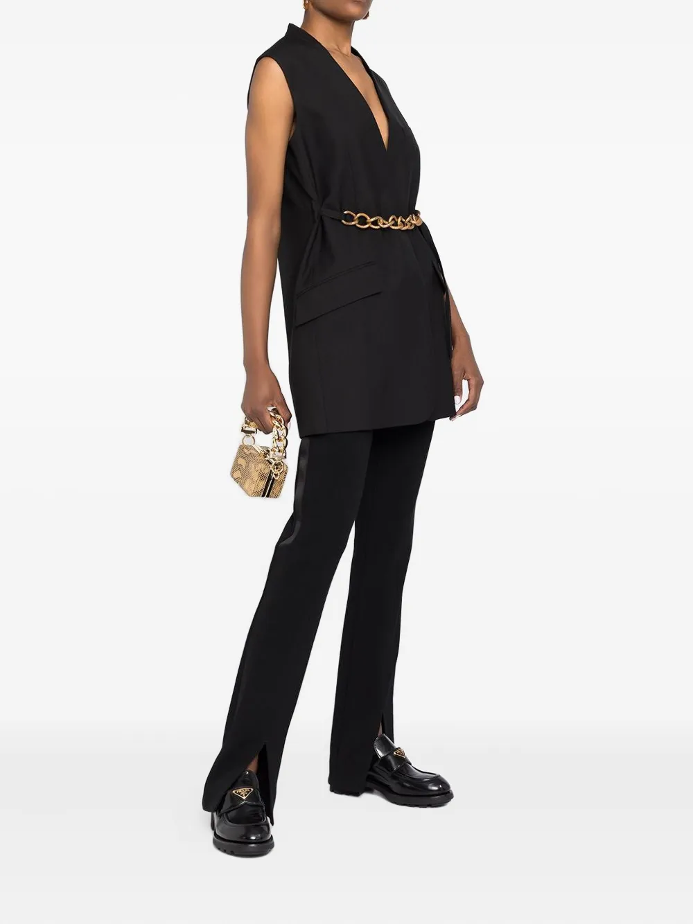 Жилет с цепочкой Givenchy, черный
Жилет с цепочкой Givenchy, черный