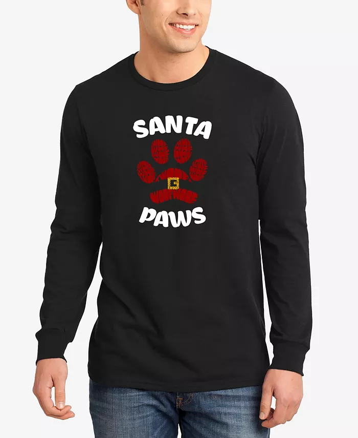Мужская футболка с длинным рукавом Santa Paws Word Art LA Pop Art, черный
Мужская футболка с длинным рукавом Santa Paws Word Art LA Pop Art, черный