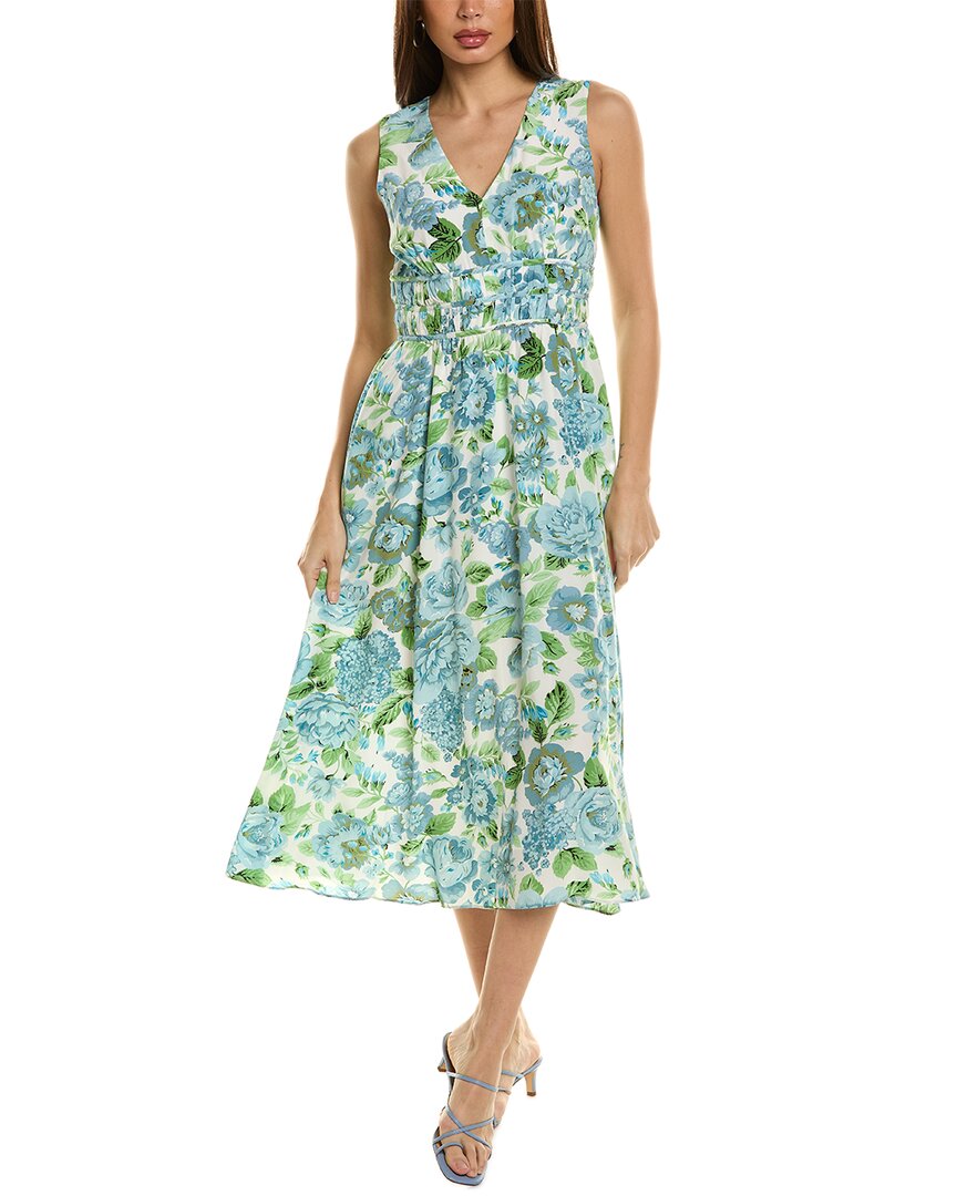 Elie Tahari Шелковое платье-миди Victoria, зеленый
Elie Tahari Шелковое платье-миди Victoria, зеленый