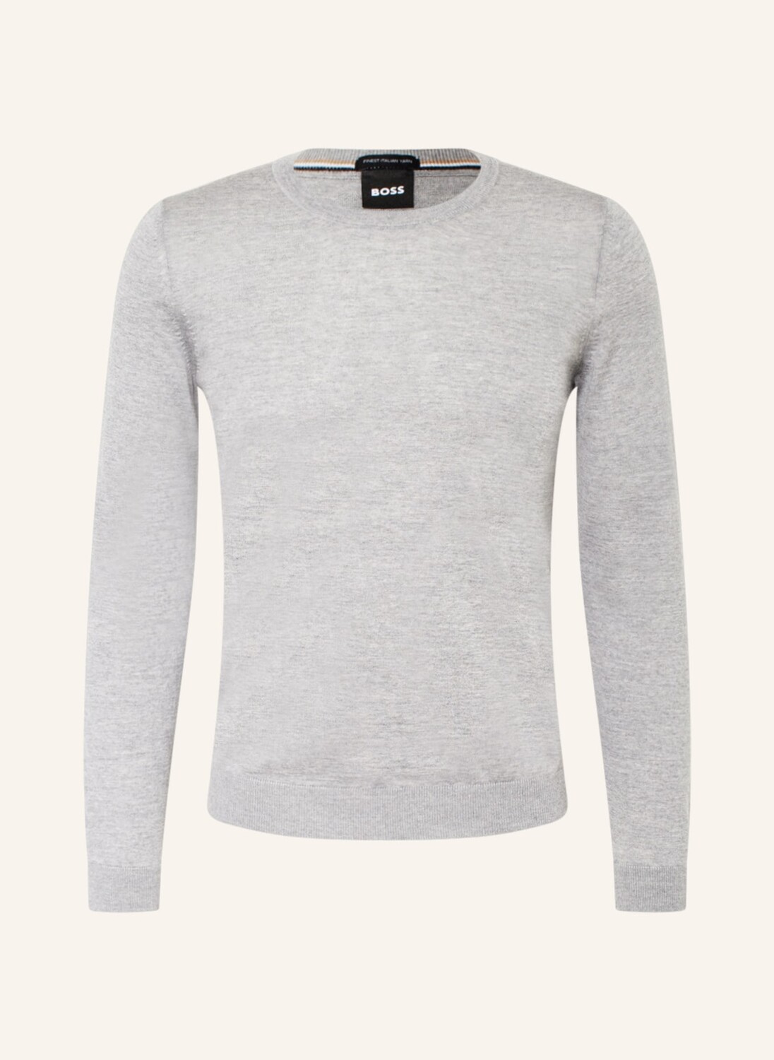 Свитер BOSS LENO, светло-серый 
Свитер BOSS LENO, светло-серый