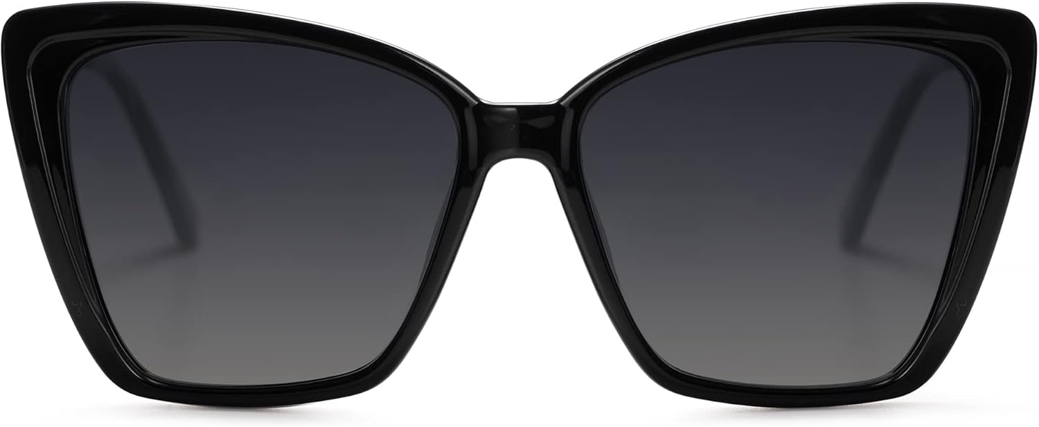 SOJOS Модные поляризованные солнцезащитные очки для женщин в стиле ретро, большие квадратные солнцезащитные очки «кошачий глаз» с защитой от УФ-излучения SJ2206, Black Frame/Grey Grading Lens
SOJOS Модные поляризованные солнцезащитные очки для женщин в стиле ретро, большие квадратные солнцезащитные очки «кошачий глаз» с защитой от УФ-излучения SJ2206, Black Frame/Grey Grading Lens