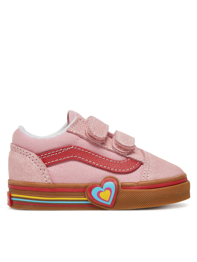 Кроссовки Old Skool V Heart VN000D4SBIY1 Vans, розовый
Кроссовки Old Skool V Heart VN000D4SBIY1 Vans, розовый