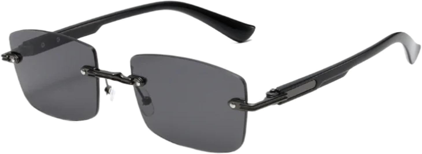 Солнцезащитные очки с защитой от УФ-излучения UV400 | Без оправы в стиле панк с металлическими заклепками | Для женщин и мужчин, для занятий спортом на открытом воздухе и вождения DSVIGF, Gun Black
Солнцезащитные очки с защитой от УФ-излучения UV400 | Без оправы в стиле панк с металлическими заклепками | Для женщин и мужчин, для занятий спортом на открытом воздухе и вождения DSVIGF, Gun Black