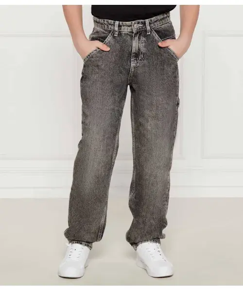 Джинсы Loose fit Hugo Kids, серый
Джинсы Loose fit Hugo Kids, серый