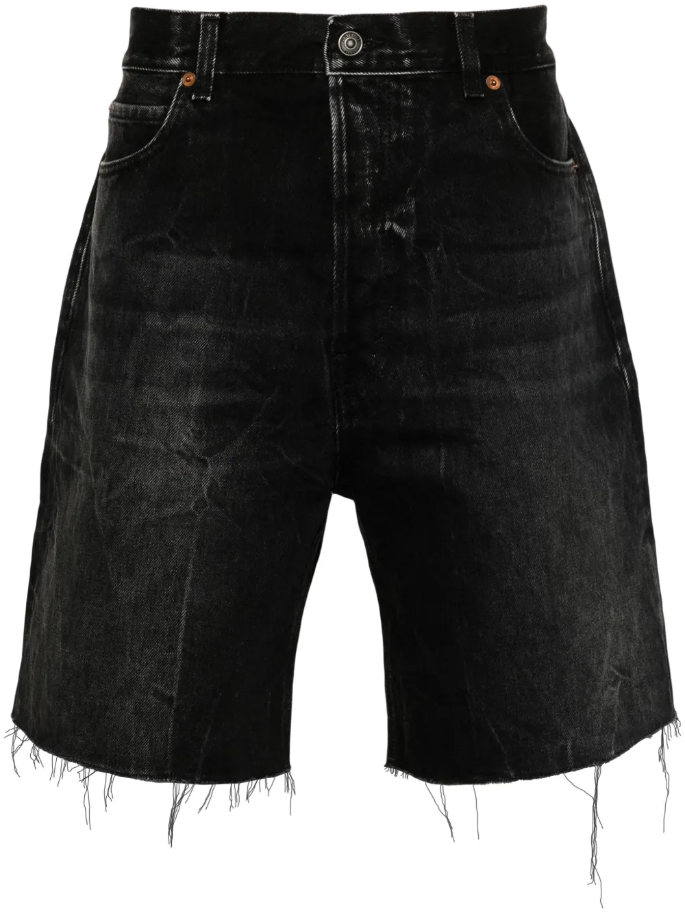 Джинсовые шорты с эффектом потертости Haikure, черный
Джинсовые шорты с эффектом потертости Haikure, черный