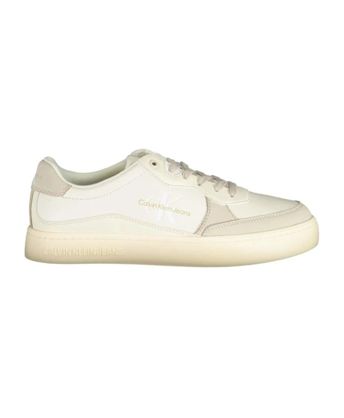 Белые низкие кроссовки с принтом Calvin Klein, белый
Белые низкие кроссовки с принтом Calvin Klein, белый
