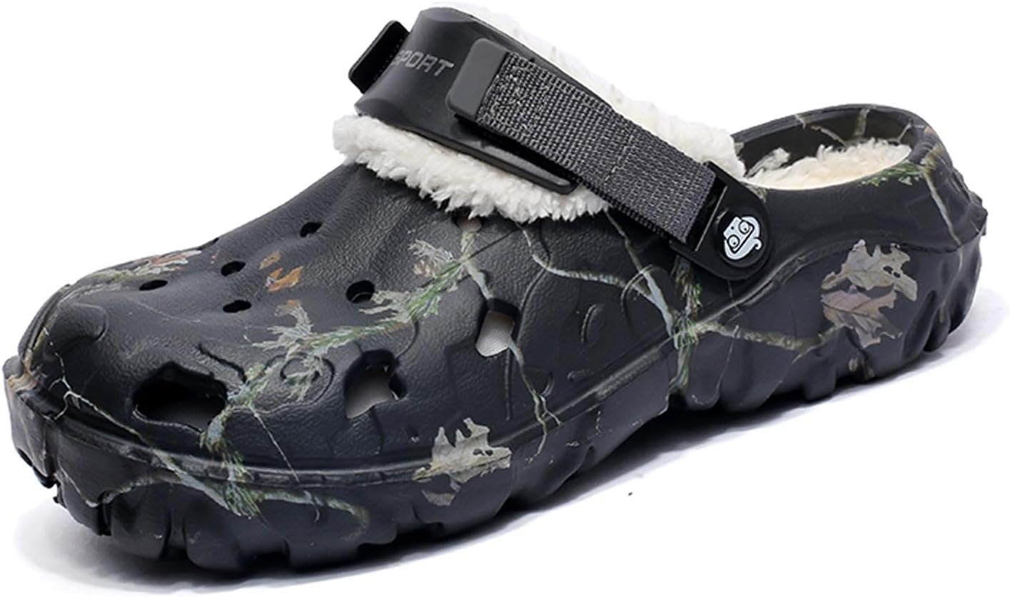 Унисекс садовые сабо YUKTOPA, домашние тапочки с меховой подкладкой, зимние дышащие садовые туфли, теплая нескользящая обувь-мюли, черный
Унисекс садовые сабо YUKTOPA, домашние тапочки с меховой подкладкой, зимние дышащие садовые туфли, теплая нескользящая обувь-мюли, черный