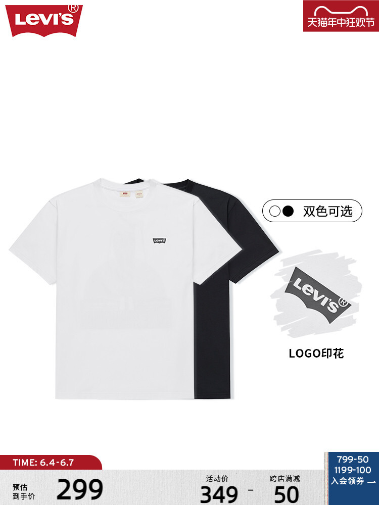 Футболка мужская Levi's с короткими рукавами, черный
Футболка мужская Levi's с короткими рукавами, черный