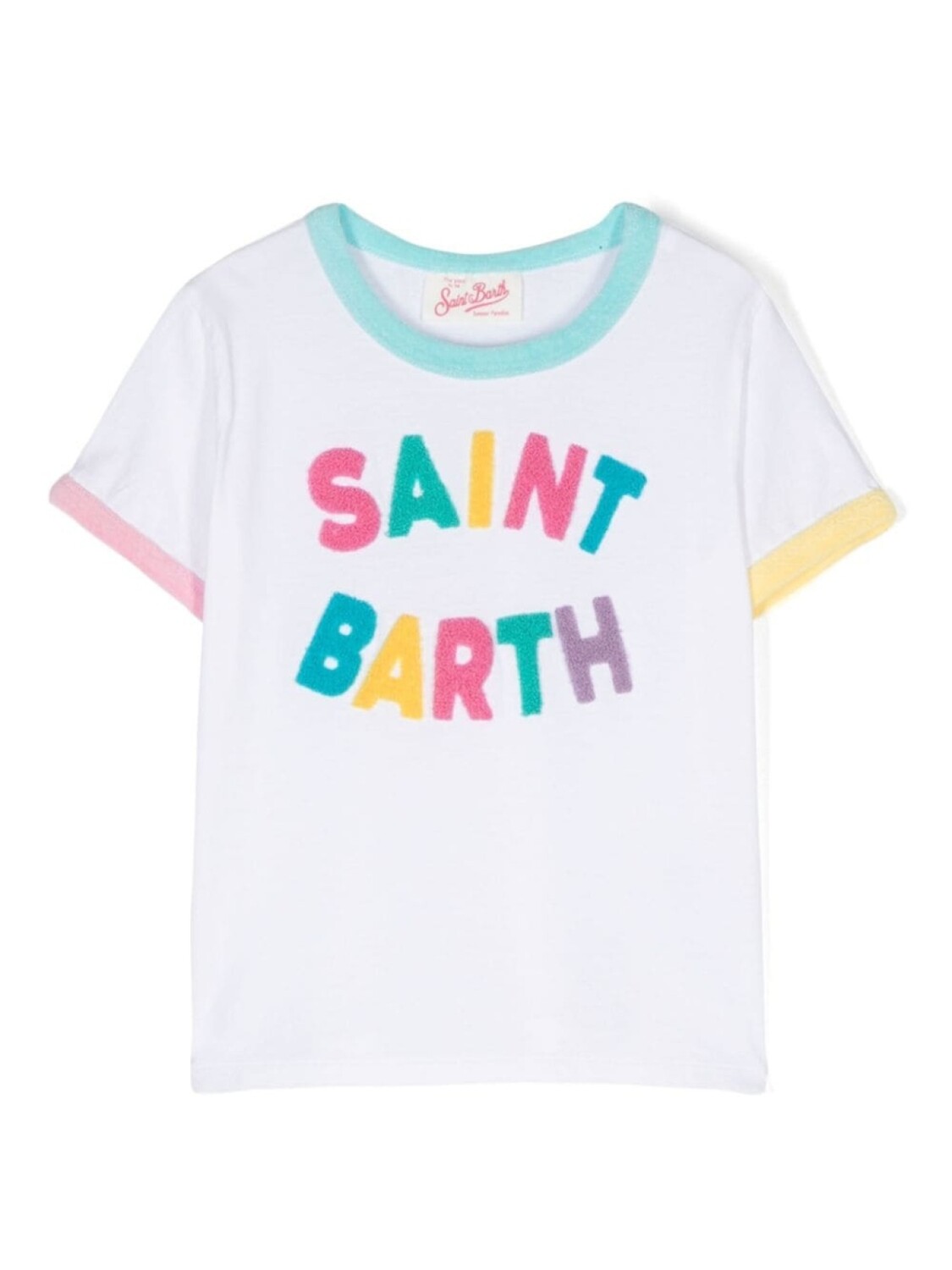 MC2 Saint Barth Kids футболка с махровым декором, белый
MC2 Saint Barth Kids футболка с махровым декором, белый