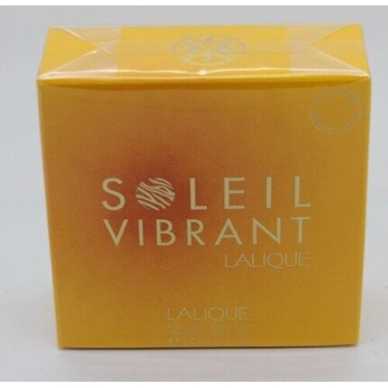 Lalique Soleil Vibrant Eau De Parfum Spray 100ml
Lalique Soleil Vibrant Eau De Parfum Spray 100ml