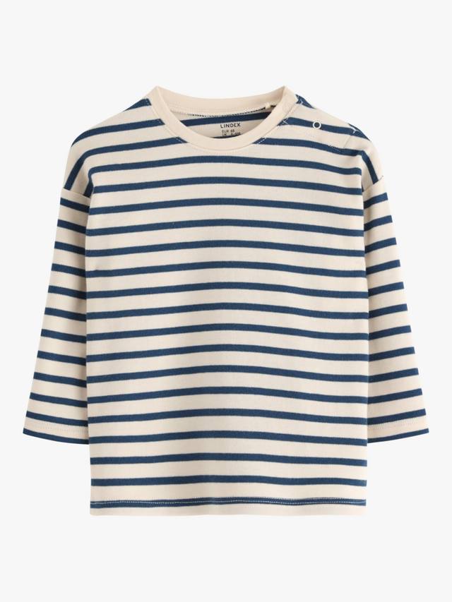 Детская хлопковая кофточка с длинными рукавами в полоску Lindex, Dark Blue
Детская хлопковая кофточка с длинными рукавами в полоску Lindex, Dark Blue