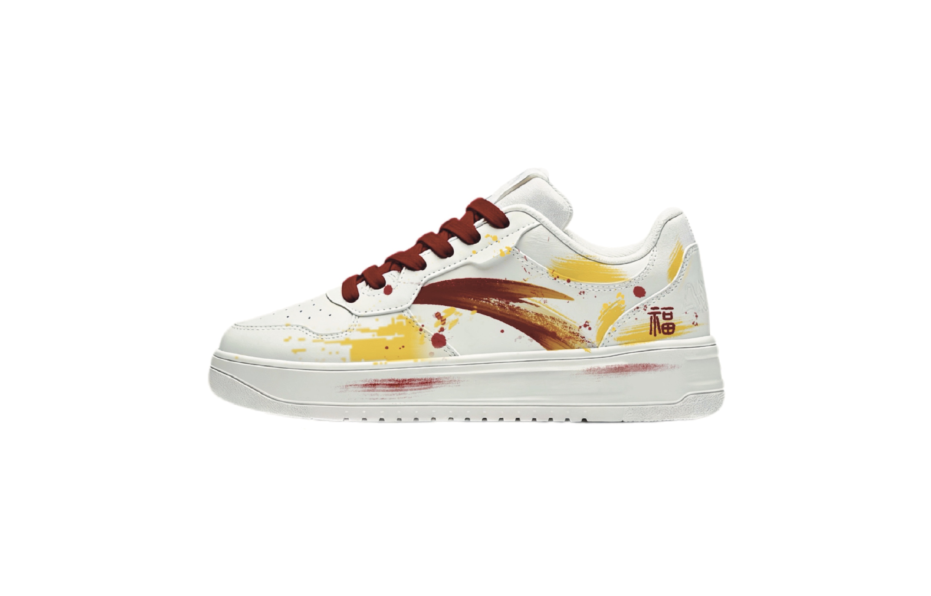 ANTA Легкие нескользящие лоу-топ скейтборд-кроссовки Unisex White Red
ANTA Легкие нескользящие лоу-топ скейтборд-кроссовки Unisex White Red