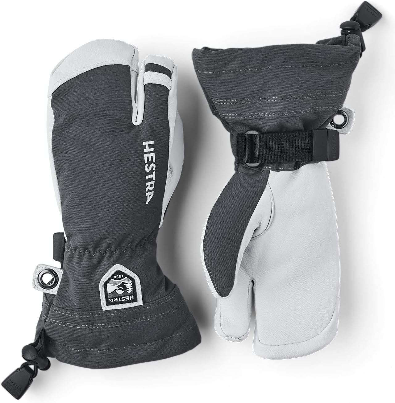 Детские перчатки Hestra Army Leather Heli Ski (для детей 4-13 лет) | Водонепроницаемые, утепленные классические трехпалые кожаные перчатки для зимы, катания на лыжах и игр в снегу, Black
Детские перчатки Hestra Army Leather Heli Ski (для детей 4-13 лет) | Водонепроницаемые, утепленные классические трехпалые кожаные перчатки для зимы, катания на лыжах и игр в снегу, Black