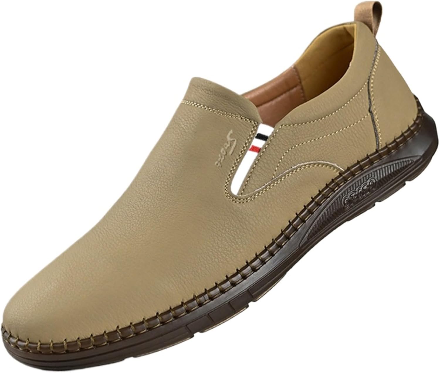 Мужские ручной работы мягкие кожаные лоферы с удобной посадкой, повседневные комфортные низкие туфли с круглым носком, противоскользящие, для улицы, вождения, прогулок и ежедневного ношения Houdbdol, хаки
Мужские ручной работы мягкие кожаные лоферы с удобной посадкой, повседневные комфортные низкие туфли с круглым носком, противоскользящие, для улицы, вождения, прогулок и ежедневного ношения Houdbdol, хаки