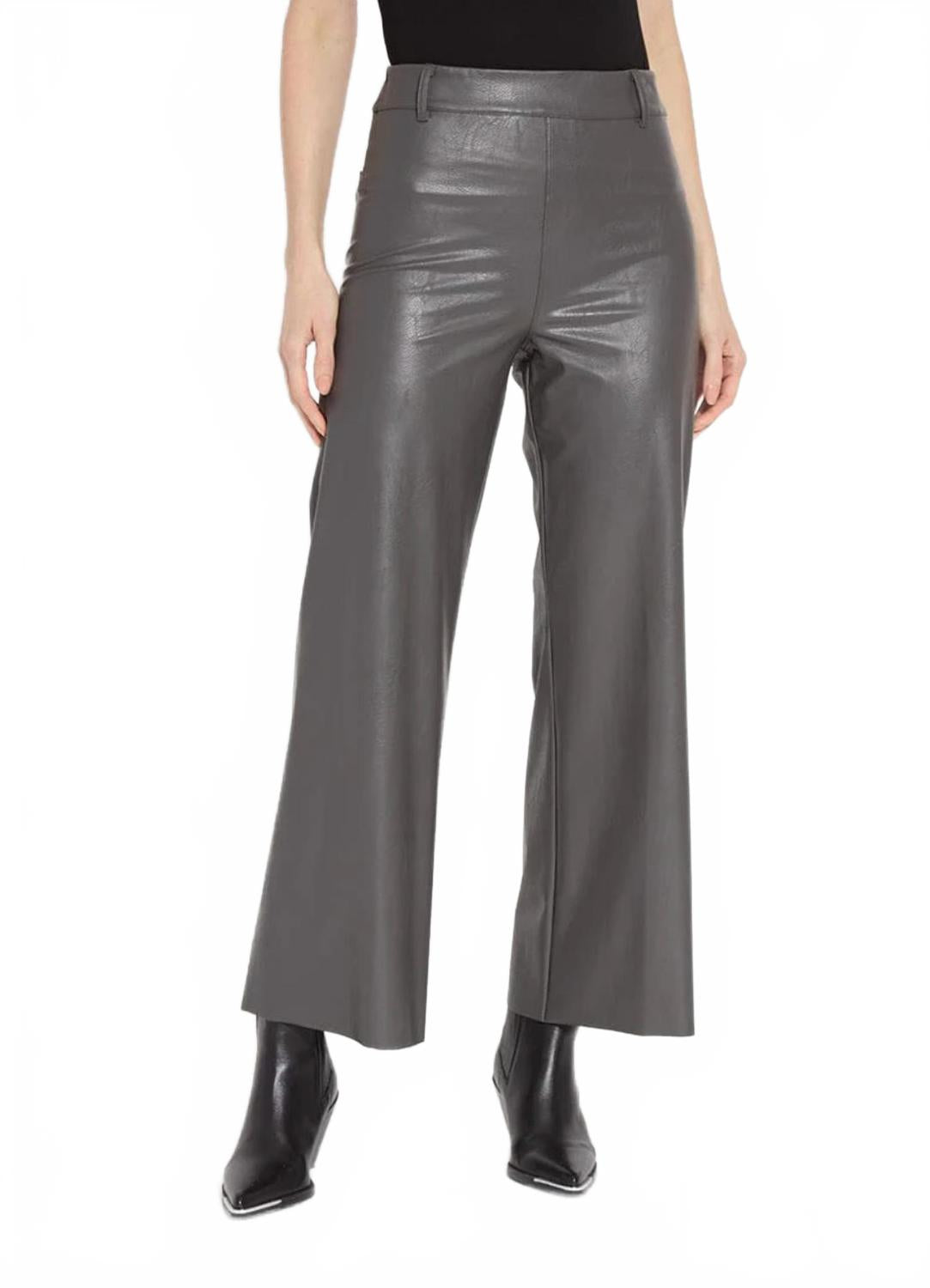 Веганские кожаные брюки с широкими штанинами в сером цвете Ash Lysse, серый
Веганские кожаные брюки с широкими штанинами в сером цвете Ash Lysse, серый