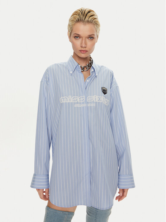 Рубашка стандартного кроя Miss Sixty, синий
Рубашка стандартного кроя Miss Sixty, синий