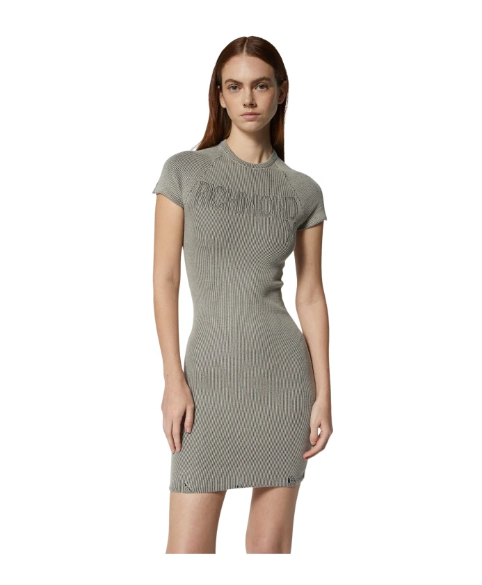 Короткое ребристое платье со сборками Richmond, бежевый
Короткое ребристое платье со сборками Richmond, бежевый