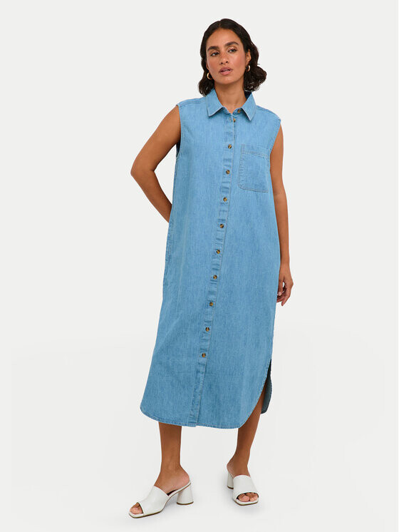 Платье стандартного кроя Kaffe, синий
Платье стандартного кроя Kaffe, синий