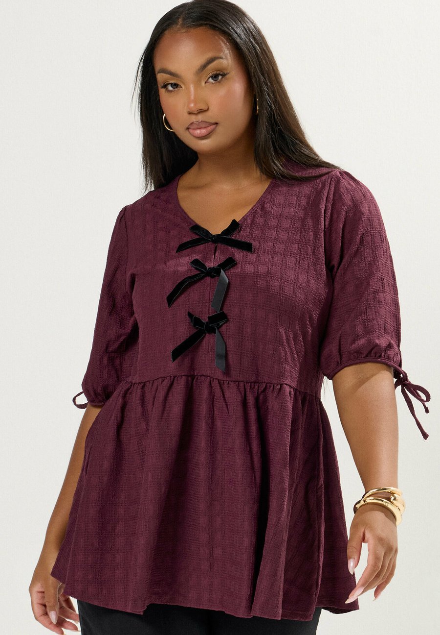 Блуза Yours Clothing TEXTURED BOW TIE FRONT , Burgundy/Mauve
Блуза Yours Clothing TEXTURED BOW TIE FRONT , Burgundy/Mauve