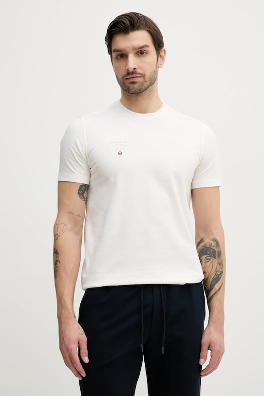 Хлопковая футболка Aeronautica Militare, бежевый
Хлопковая футболка Aeronautica Militare, бежевый