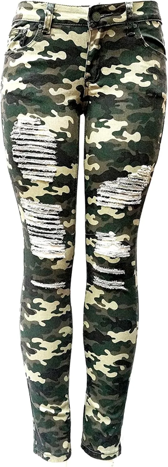 Женские джинсы IQR Juniors Stretch с эффектом потертостей и камуфляжным принтом JEANS FOR LOVE
Женские джинсы IQR Juniors Stretch с эффектом потертостей и камуфляжным принтом JEANS FOR LOVE