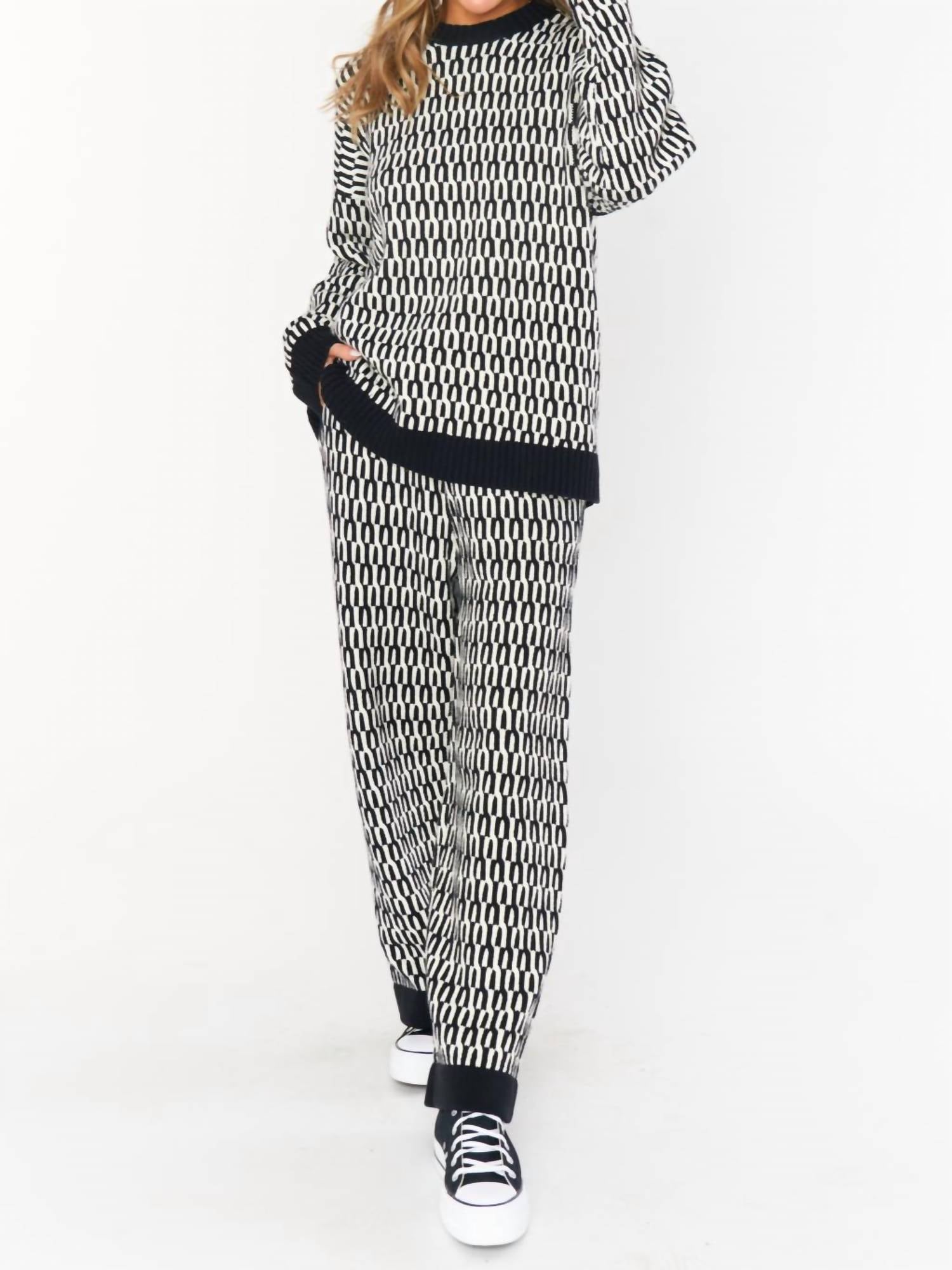 Брюки Samson Lounge из трикотажа Metro Geo Show Me Your Mumu, цвет metro geo knit
Брюки Samson Lounge из трикотажа Metro Geo Show Me Your Mumu, цвет metro geo knit