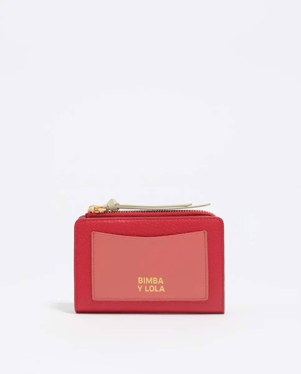 Женский кожаный кошелек красного цвета Bimba y Lola
Женский кожаный кошелек красного цвета Bimba y Lola